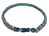 Miami Dolphins NFL Titanium 3 Rope Tornado / Twist Necklace Aqua Green & Orange 18 Inches *2012-2013 Style*