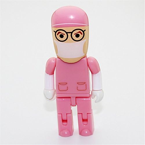 Phoenixnet® Cartoon Doctor USB Flash Drive 8GB Robot Doctor USB Memory Disk, Pink