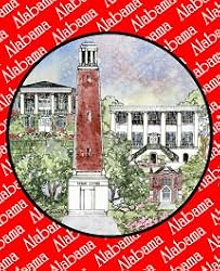 University of Alabama - Collegiate Sculptured Night Light