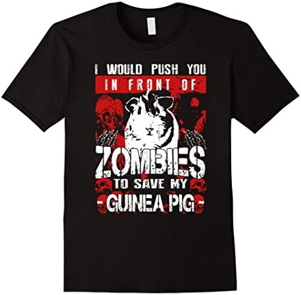 Men's Guinea Pig Shirt  Medium Black