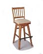 Casual Oak Swivel Bar Stool By Powell Furniture