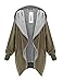 Zeagoo Women Boyfriend Casual Zip Coat Hoodie Cardigan Windbreaker Outerwear Jacket