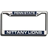 NCAA Laser-Cut Chrome License Plate Frame