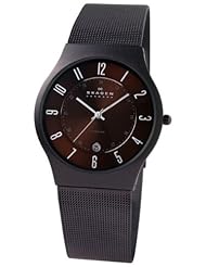 Skagen SK233XLTMD Titanium Brown Espresso