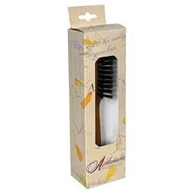 Buy Ambassador Hairbrush, Black Bristle Round Natural, 1 Hairbrush by Fuchs Child/ Adult Toothbrushes