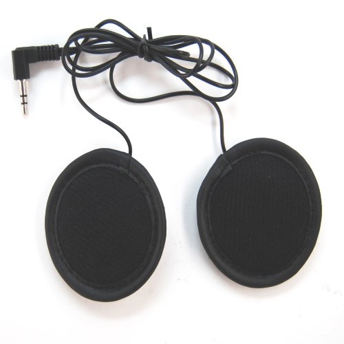 Motorcycle Helmet Stereo Headphones with Volume Control Fits Full and Half Face Helmets Great for iPods and MP3 Players 41C4aKKNZML Motorcycle Helmet Stereo Headphones with Volume Control Fits Full and Half Face Helmets Great for iPods and MP3 Players