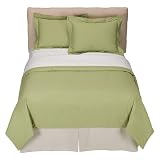 Review Welspun  / - Easy Care Green Duvet Set - Twin