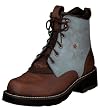 Ariat Womens 6 Probaby Lacer' Boots Red Earth & Faded Blue