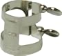 Bonade Soprano Saxophone Ligatures Nickel - Inverted - Ligature Only