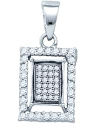 0.38CTW DIAMOND HEART PENDANT
