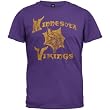 Minnesota Vikings - Distressed Logo Soft T-Shirt