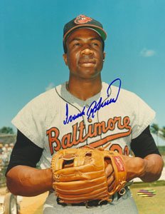 Frank Robinson Signed Baltimore Orioles 8x10 Photo