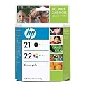 Original HP 21/22 Ink Cartridges Combo-Pack in Retail Packaging