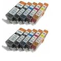 10x IP MG Druckerpatronen f�r Drucker Canon, ersetzt PGI525BK CLI526BK CLI526C CLI526M CLI526Y