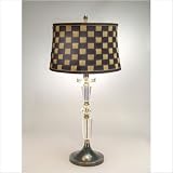 Mary Jane Crystal Table Lamp in Antique Bronze