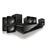 Philips HTS3563/12 5.1 3D Blu-ray Heimkinosystem (HDMI 1.4, Full HD, 600 W, DivX, iPod/iPhone/MP3 Link, Smart TV) schwarz