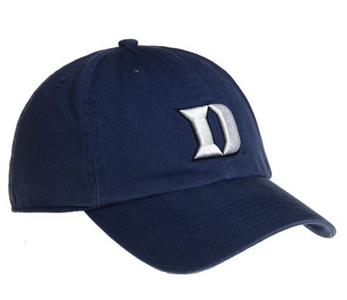 Duke University Franchise Fitted Hat (Navy Blue, Small)
