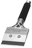 Warner 790 Tool 4-Inch Strip and Clean Scraper, 12-Inch Steel Soft Grip Handle