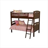 Caitlyn Bunk Bed (Brown) (79.88"W x 68"H x 59.25"D)