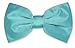 Vesuvio Napoli BOWTIE Solid TURQUOISE BLUE Color Men's Bow Tie for Tuxedo Suit
