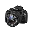 Canon EOS 100D SLR-Digitalkamera (18 Megapixel, 7,6 cm (3 Zoll) Touchscreen, Full HD, Live-View) Kit inkl. EF-S 18-55mm 1:3,5-5,6 IS STM