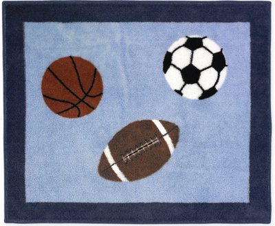 Playball Sports Accent Floor Rug