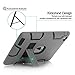 TOPSKY iPad Pro 9.7 Case, iPad A1673 /A1674 /A1675 Case, Heavy Duty Rugged Kids Proof Shockproof Silicone + Plastic Full Body Hybrid Sturdy Protective Cover Case for iPad Pro 9.7 Grey Black