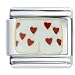 boxer41 - Heart Boxers Hand Painted Italian Charm Fashion Jewelry