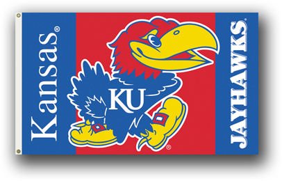 KANSAS JAYHAWKS FLAG
