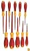 Wiha 32093 Slotted And Phillips Insulated Screwdriver Set, 1000 Volt, 10 Piece