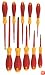 Wiha 32093 Slotted And Phillips Insulated Screwdriver Set, 1000 Volt, 10 Piece