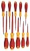 Wiha 32093 Slotted And Phillips Insulated Screwdriver Set, 1000 Volt, 10 Piece