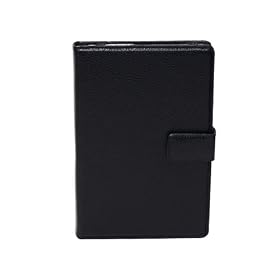 Amazon Kindle 2 Genuine Leather Opening Case with Interior Compartments (Black)