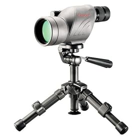 Click here to buy Tasco World Class 12-36x50mm Compact w/ Car Window Mount & Tripod Spotting Scope by Bushnell.