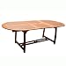 VIFAH Outdoor Wood Extension Table with Butterfly V503