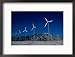 Field of Wind Generators, Palm Springs, USA Framed Photographic Poster Print by Lee Foster, 21x17 Image