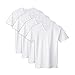 Fruit of the Loom Men's Premium V-Neck Tee (Pack of 4), White, Large