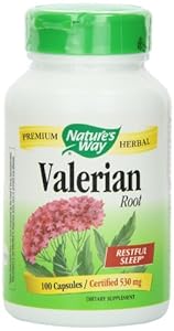 Nature's Way Valerian Root, 530 mg, 100 Capsules,