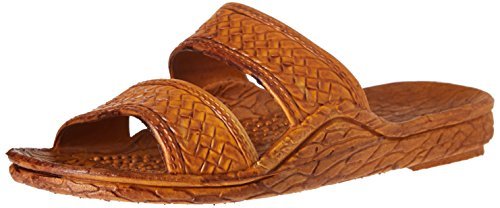 Pali Hawaii Classic Jesus Sandal (Brown, 8)