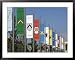 Pennants in Eyre Square Representing the Tribes of Galway, County Galway, Connacht, Ireland Framed Art Poster Print by Gary Cook, 39x31
