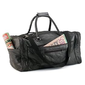 Genuine Leather 21" Tote Bag