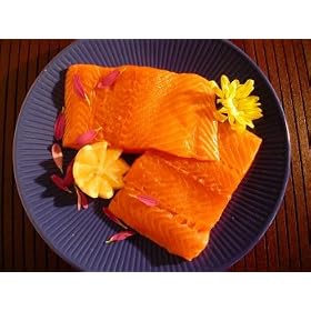 Great Gourmet Fresh North Atlantic Salmon Fillets 3 lbs. (3/4 oz.)