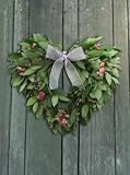 Rose Heart Wreath - B001182FLW