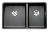 BLANCOPRECIS 1-3/4 Bowl Kitchen Sink ANTHRACITE 513432