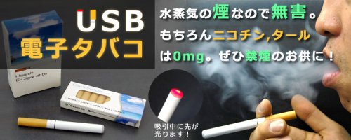 Cover image : サンコ- USB電子タバコ USBCIGAT