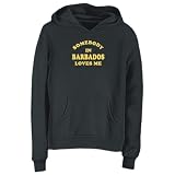 Sweatshirt Woman Black  Somebody In Barbados Loves Me  Country