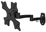Arrowmounts AM-P37B Cantilever Retractable Wall Mount for Flat Panel TVs 17-32-Inch, Black