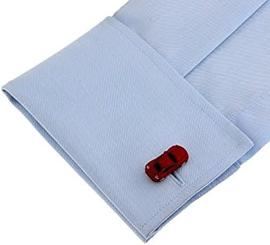 Cufflinks Mall Jewelry Mens Sports Car Red Shirt Cufflinks with Presentation Gift Box Suit Wedding Business