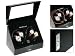 Quad Black Automatic Watch Winder Box for 4 Automatic Watches