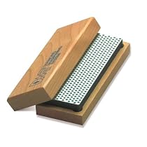 DMT W8X  8" Diamond Whetstone Sharpener,Extra-Coarse with Hardwood Box